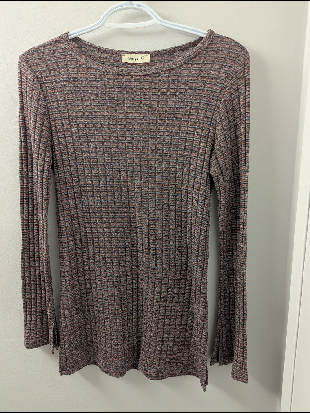 Long-Sleeve Light Knit Sweater